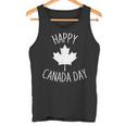 Happy Canada Day クールデザイン カナダメープルレディース メンズ キッズ タンクトップ