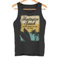Huntington Beachurf City California アンティーク調サーフィン タンクトップ