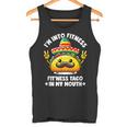 I'm Into Fitness Fit'ness Taco In My Mouth ジム おもしろタコス タンクトップ