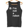 I'm Not A Robot Ai 人工知能ゲーマー タンクトップ