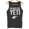 I'm With The Yeti お揃いのyetiコスチュームシャツ タンクトップ