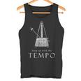 In Tempo Music Metronome テンポで-音楽-メトロノーム-指揮者-ミュージシャン タンクトップ