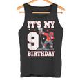 It's My 9Th Birthday 男の子 アイスホッケー ダビング 9歳 タンクトップ