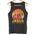 Jesus Has Your Back 柔術 レトロ クリスチャン タンクトップ