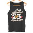 Just Married 25 Years Ago シルバーウェディング タンクトップ