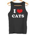 I Love Cats I Heart Cats タンクトップ