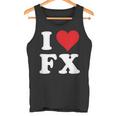 I Love Fx イニシャル I Heart FX 名前 F X タンクトップ