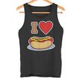 I Love Hot Dog 私はホットドッグを愛している ホットドッグ タンクトップ