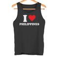 I Love Philippines Coeur Cadeau Philippin Philippine Débardeur e