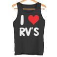I Love Rv のレクリエーションビークル キャンプ キャンピングカー 旅行 旅行 タンクトップ