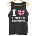 I Love United Kingdom ハートフラッグ イギリス Uk グレートブリテン タンクトップ