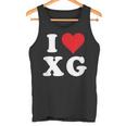 I Love Xg Initials I Heart XG First Last Name X G タンクトップ