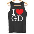 I Love ハート Gd タンクトップ