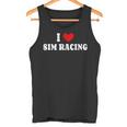 I Loveim Racing ゲームホイールレースシミュレーター シムレーサー タンクトップ