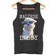 Maltese Daddyマルチーズ お父さん 犬 お父さん 父の日 お父さん スウィート・マルチーズ タンクトップ