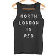 North London Is Red アーセナルcoyg フットボールスローガン タンクトップ