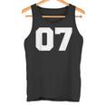 Number 07Ports Jersey Player 07 7 Fan Front Printarsity タンクトップ