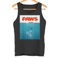 Paws Cat ファニーtシャツ、子猫映画ポスターパロディ タンクトップ