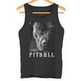 Pitbull 野生の犬テリアの肖像画 ブルドッグ 犬の飼い主 ピットブル タンクトップ