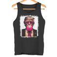 Pro Trump Bubble Gum Pink Glasses Donald Trump タンクトップ