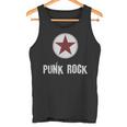 Punk Rock パンクロックスターのプレゼントでパンクロックミュージシャンのデザイン タンクトップ