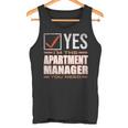 Retro Profession I'm The Apartment Manager タンクトップ
