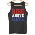 Rise Above Hate Red And Blue America タンクトップ