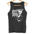 Rockabilly Rebel Blonde Pinup With Attitude Graphic タンクトップ