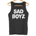 Sad Boyz Drip おもしろグラフィックノベルティ トレンディギフト タンクトップ