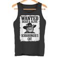 Schrodinger's Cat Wanted Physics シャツ 理科教師 タンクトップ