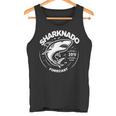 Sharkharknado Forecast ファニーグラフィックtシャツ タンクトップ
