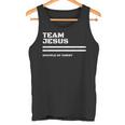Team Jesus キリストの弟子 詩、聖書、キリスト教徒 タンクトップ