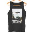 Ufoシャツ I Want To Believe Alien Ufotシャツ タンクトップ