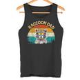 Vintage Retro Wild Animalummerunglass Common Raccoon Dad タンクトップ