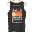 Yuma Az レトロハイウェイ ノスタルジック ヴィンテージカーデザイン タンクトップ