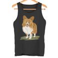 いぬ シェルティ 子犬 ペット かわいい 動物 イラスト タンクトップ