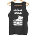 お願い スマイル アート オブ 写真 カメラマン カメラマン タンクトップ