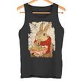 かわいいウサギが麺をすする タンクトップ