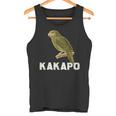 かわいいカカポの鳥が木に座っている タンクトップ