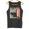 かわいいビーバーの動物 タンクトップ