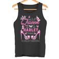 これはハーレーダビッドソンの女王の名前入り誕生日です。 タンクトップ