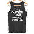それは商工会議所のことだ（君には分からないだろう）-Chambers タンクトップ