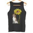 ひまわり サンシャイン ビーグル 動物 ペット ハウンド 犬 恋人 ギフト タンクトップ