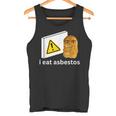 アイ・イート・アスベスト・ファニー・カーズ・チキン・ナゲット・ミーム タンクトップ