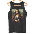 アライグマとモナリザ タンクトップ