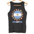 アルゼンチン国旗 ヒスパニック文化遺産月間 アルゼンチン キッズ タンクトップ