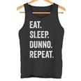 イート・スリープ・ディスクダンノ・リピート タンクトップ