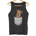 エアデールテリアウォーターサイドビングリーチェストポケットポケット タンクトップ