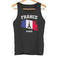 エッフェル塔 パリ フランス フランス 国旗 バケーション パリ タンクトップ