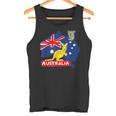 オーストラリア国旗マップ コンチネント カンガルー コアラ タンクトップ